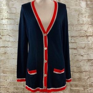 Banana Republic Navy Blue Button Cardigan Small